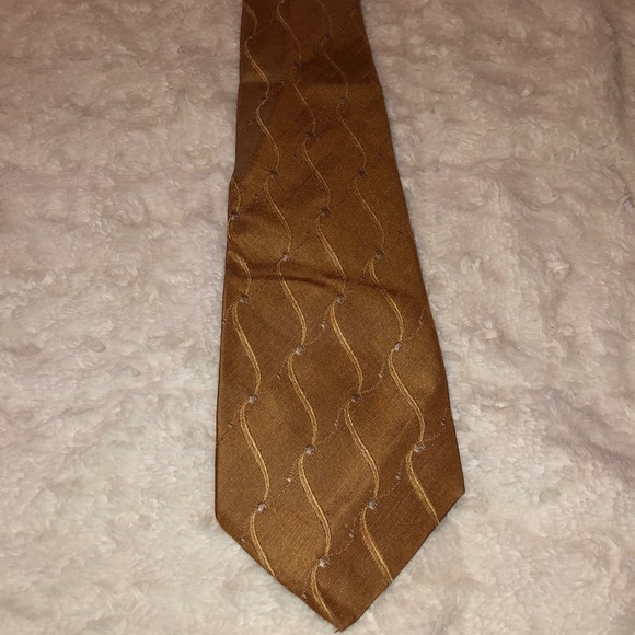 Donna Karan silk blend hand made designer tie business formal date meeting - Picture 6 of 11
